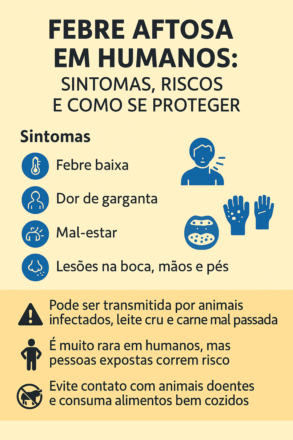 febre aftosa em humanos